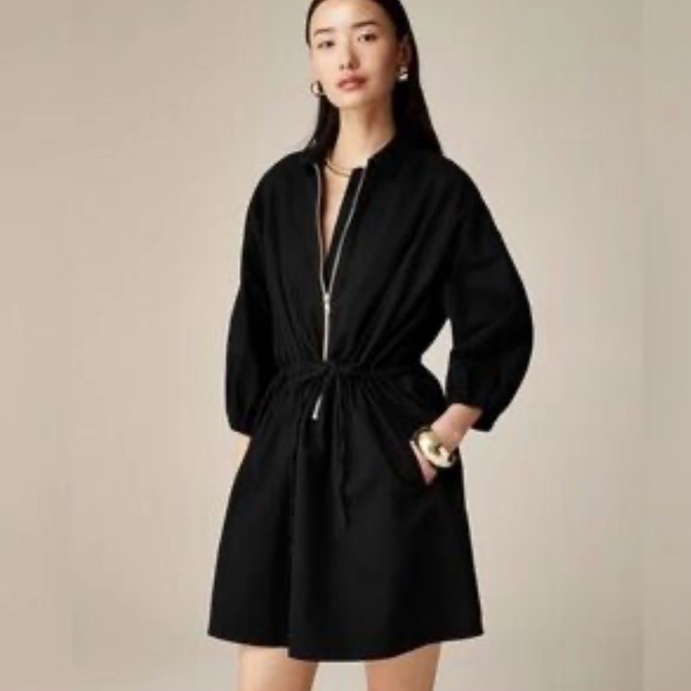 J Crew, NWT Black everyday dress